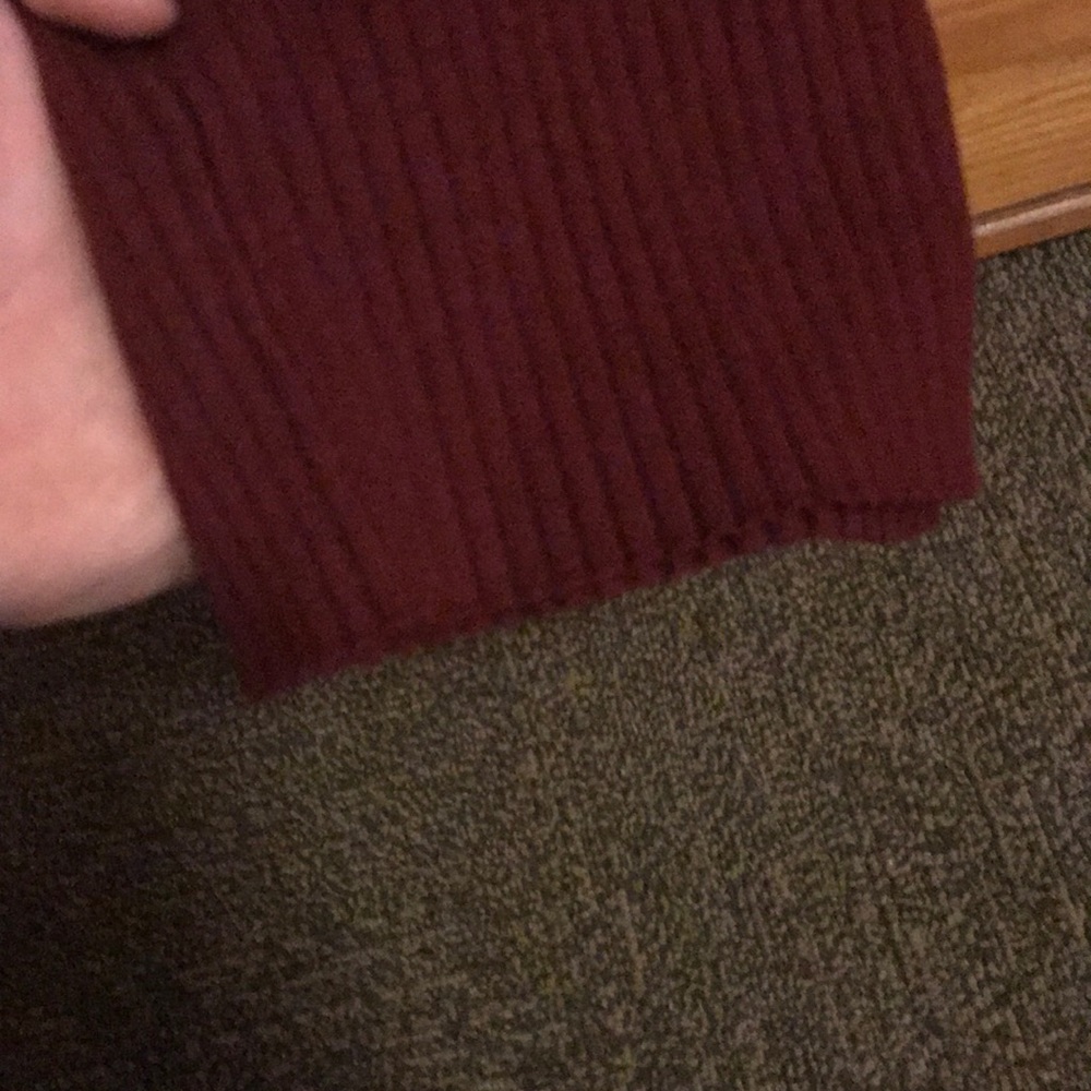 Forever 21 Maroon colored long sleeve dress - Picture 8 of 8